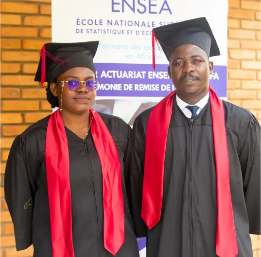 Diplômés ENSEA à la cérémonie de remise